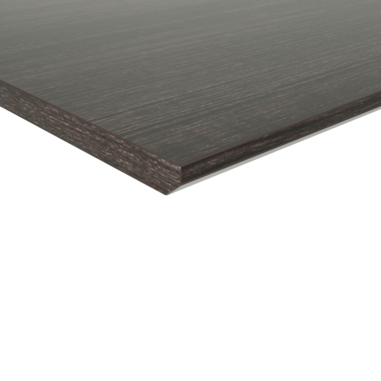 Storke Edge tablette simple mélaminé chêne foncé 105 x 52 cm