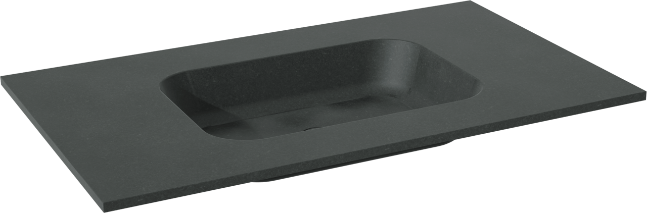 Balmani Tablo Arcato Einzelwaschtisch, Granit poliert, 90 x 55 cm