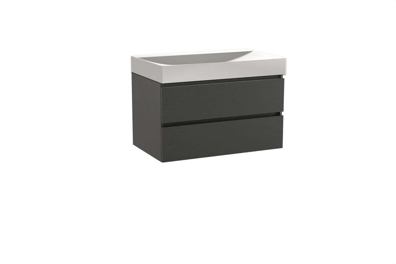 Balmani Lucida Badmöbel Set mit Wave Waschtisch