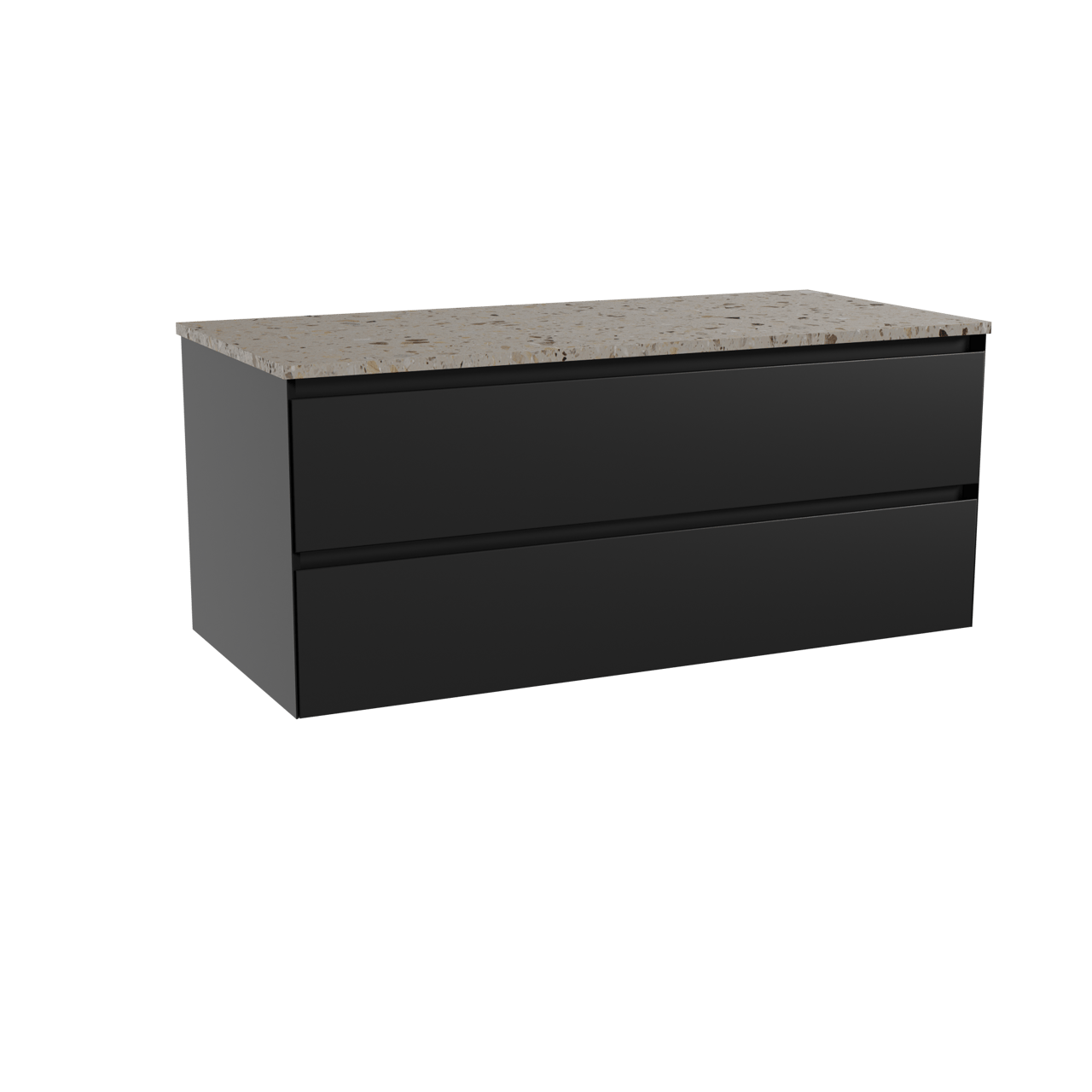 Balmani Mitra meuble salle de bains avec tablette pour vasques Stretto