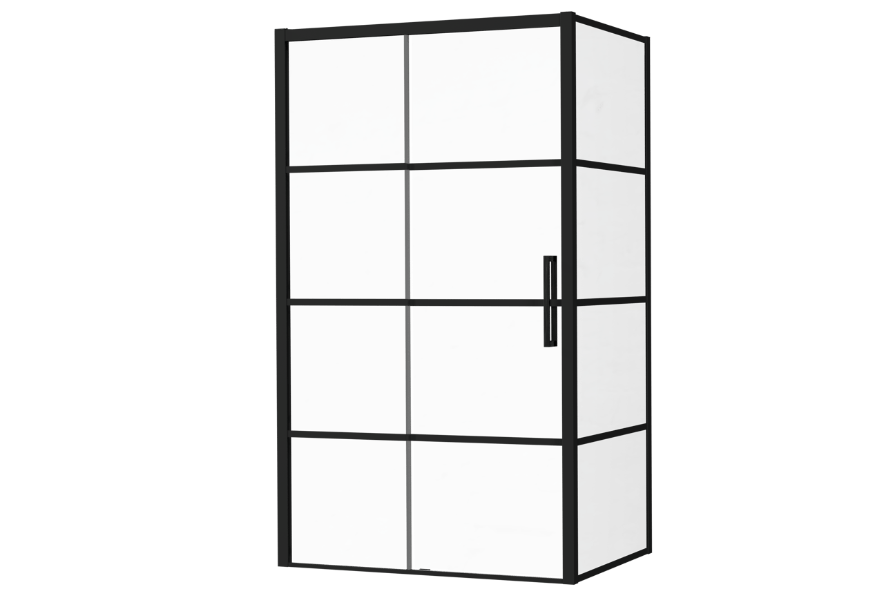 Luca Varess Senses douche en coin avec porte coulissante