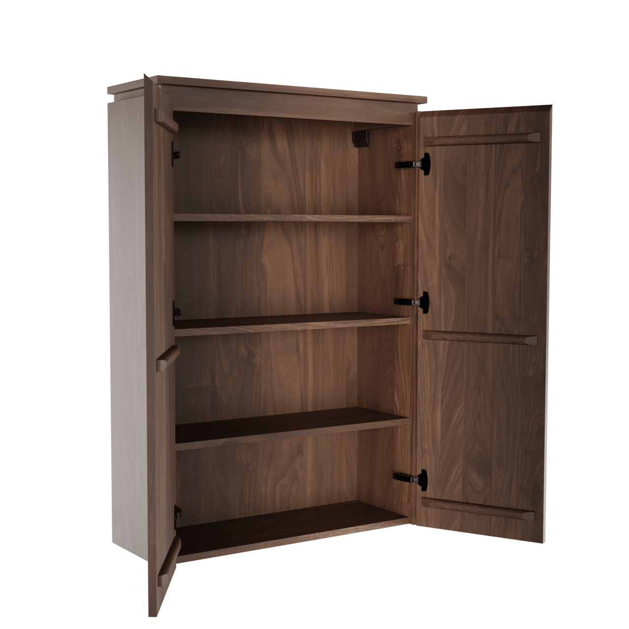 Balmani Eclips hängender Hochschrank Amerikanischer Nussbaum 90 x 32 x 130 cm