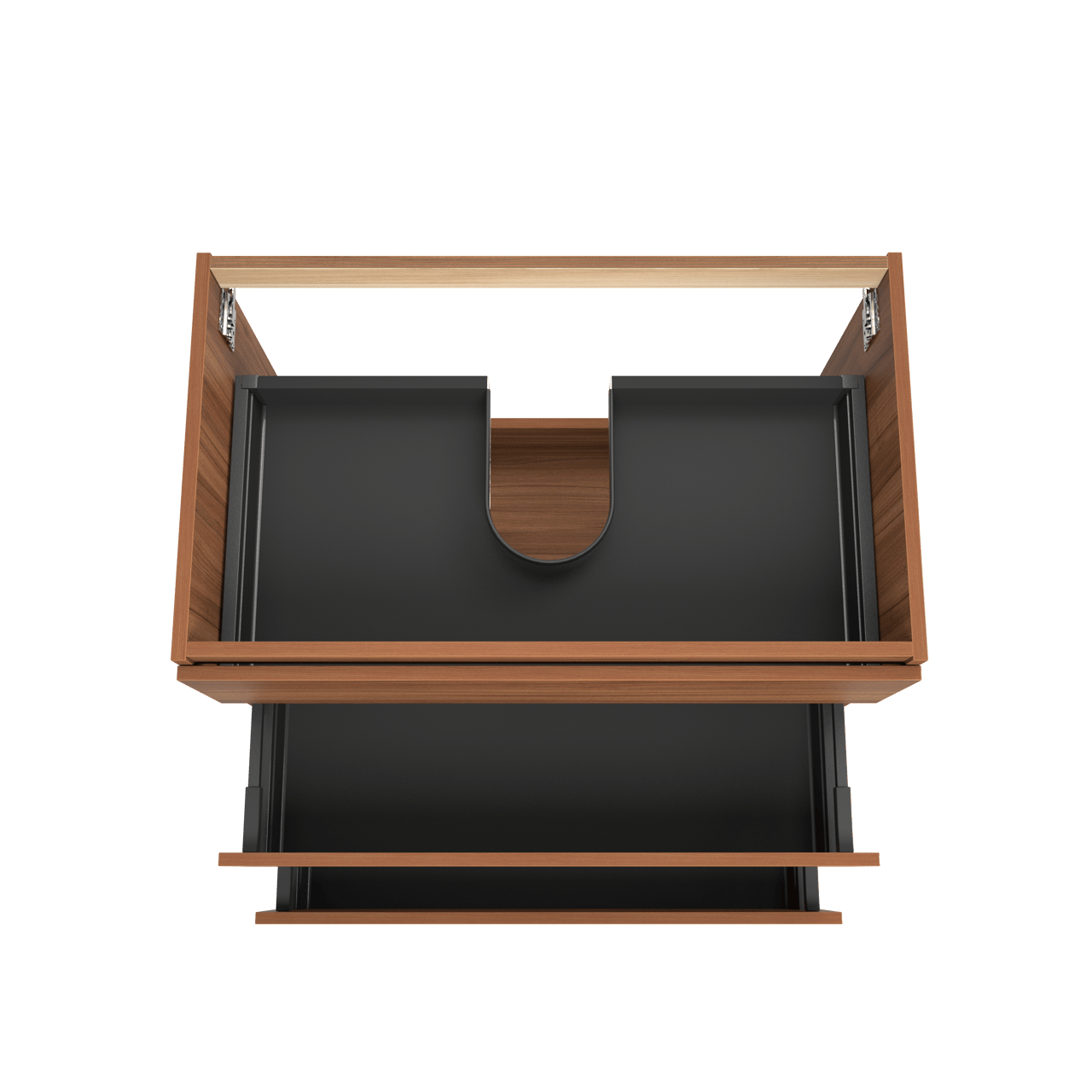 Balmani Lucida staande wastafelonderkast 90 x 55 cm notelaar 3 lades