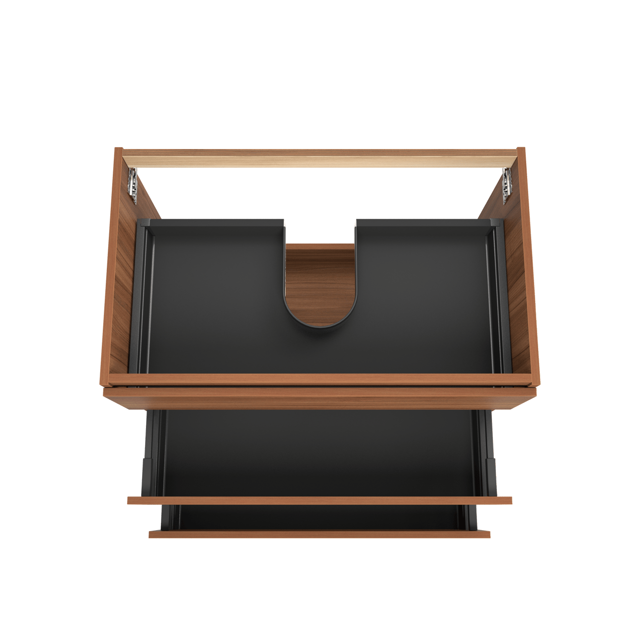 Balmani Lucida staande wastafelonderkast 90 x 55 cm notelaar 3 lades