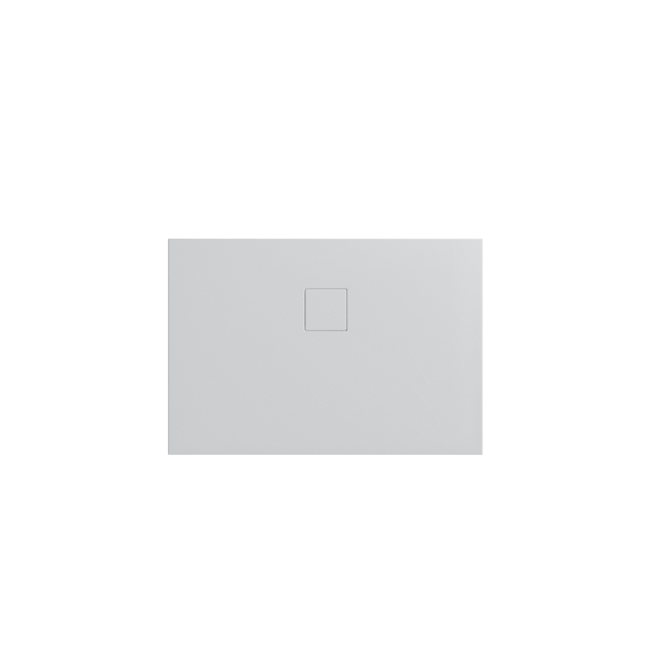 Linie Rumba douchebak 100 x 80 cm acryl mat wit leisteenstructuur