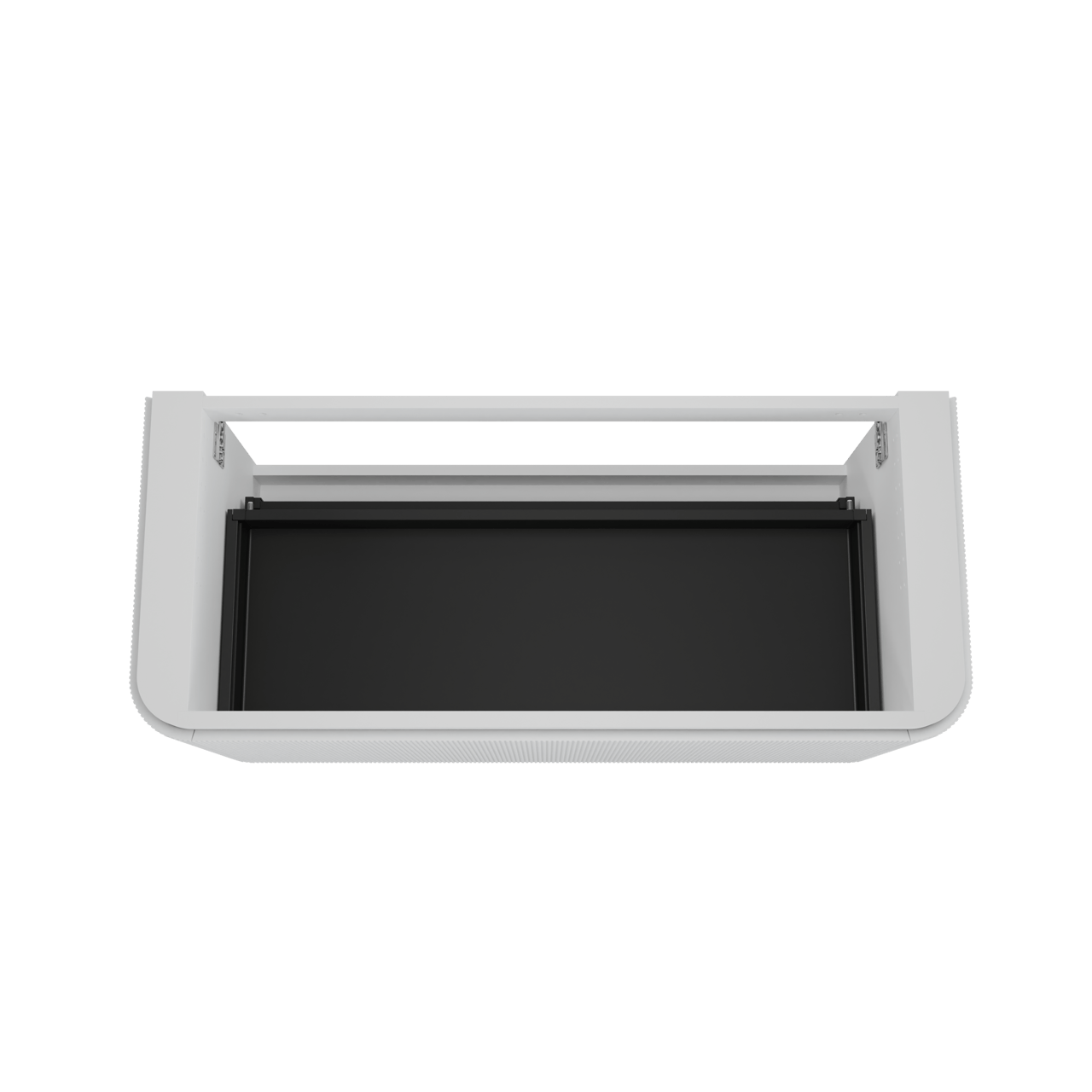 Balmani Moon zwevende wastafelonderkast 130 x 55 cm mat wit 2 lades vert. sym. Groef