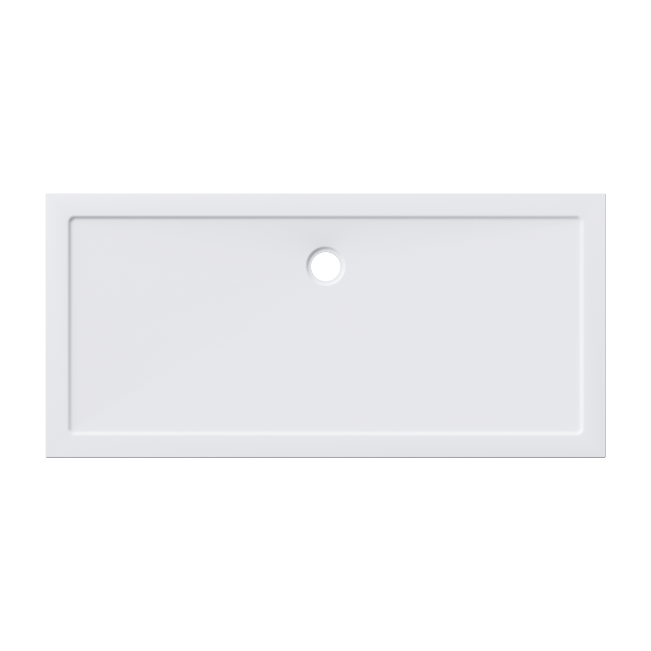 Luca Varess Soft receveur de douche 170 x 80 cm acrylique blanc mat