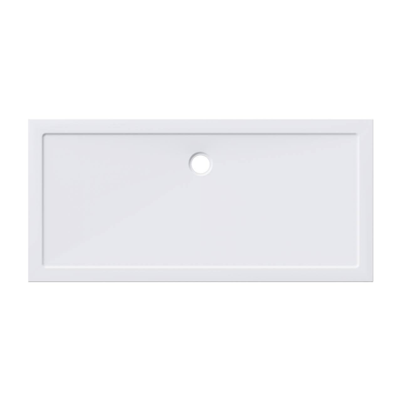 Luca Varess Soft Duschwanne: 170 x 80 cm, Acryl, Weiß matt