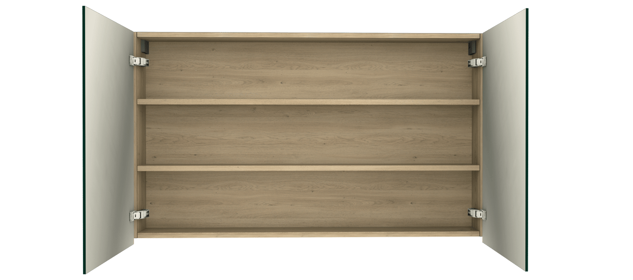 Balmani Lucida spiegelkast 120 x 72 cm verweerd eiken