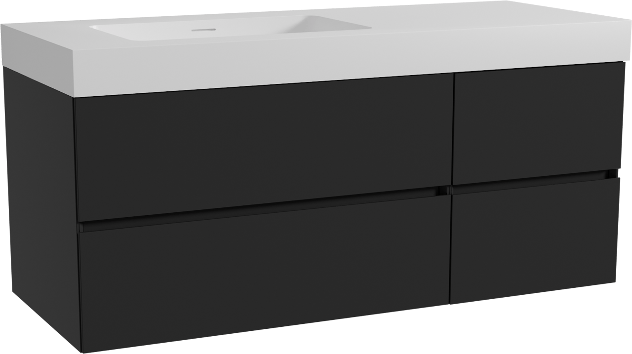 Storke Edge badkamermeubel met Mata High wastafel