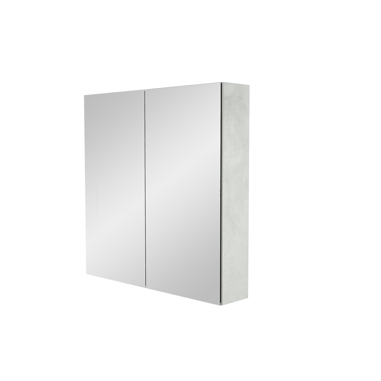 Storke Reflecta spiegelkast 75 x 75 cm beton zilvergrijs