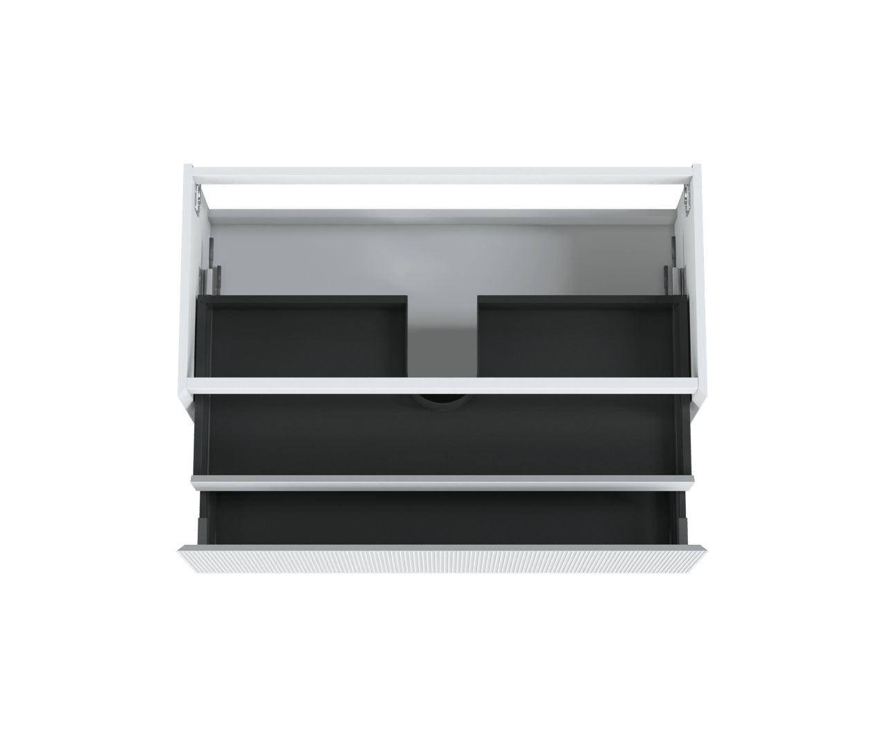 Balmani Fila zwevende wastafelonderkast 120 x 55 cm mat wit 2 lades