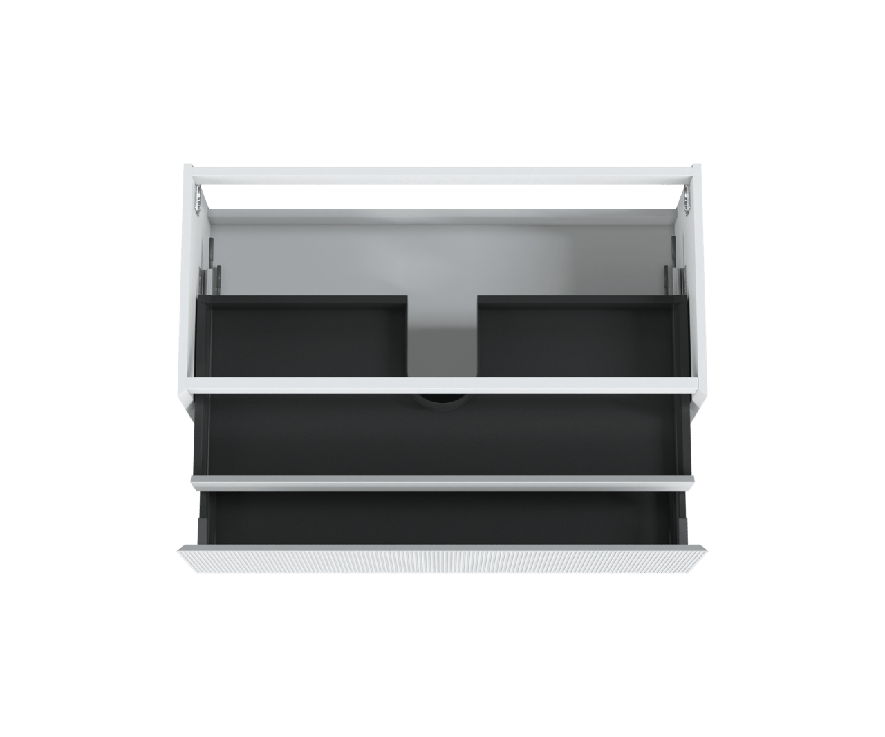 Balmani Fila meuble sous-lavabo suspendu 120 x 55 cm blanc mat 2 tiroirs