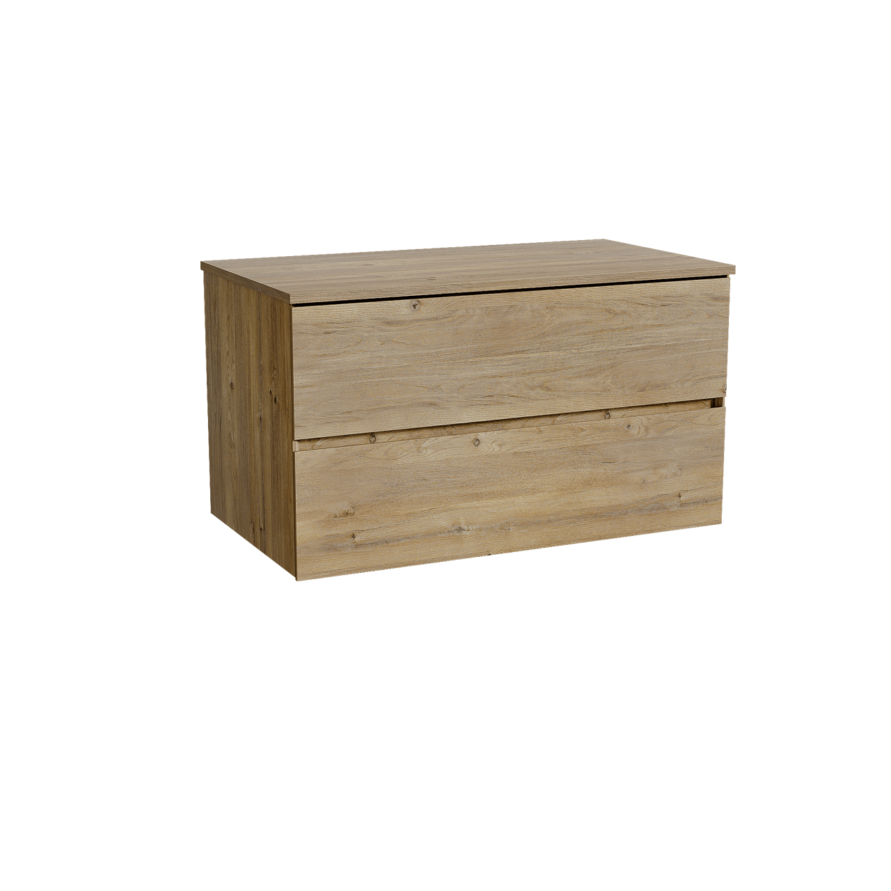 Storke Edge Badmöbel Set mit Panton Waschtischplatte für Aufsatzwaschbecken