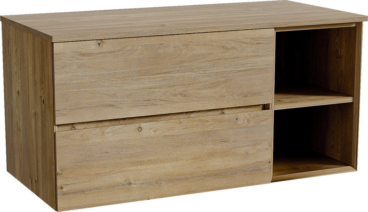 Storke Edge meuble salle de bains avec tablette pour vasques Panton