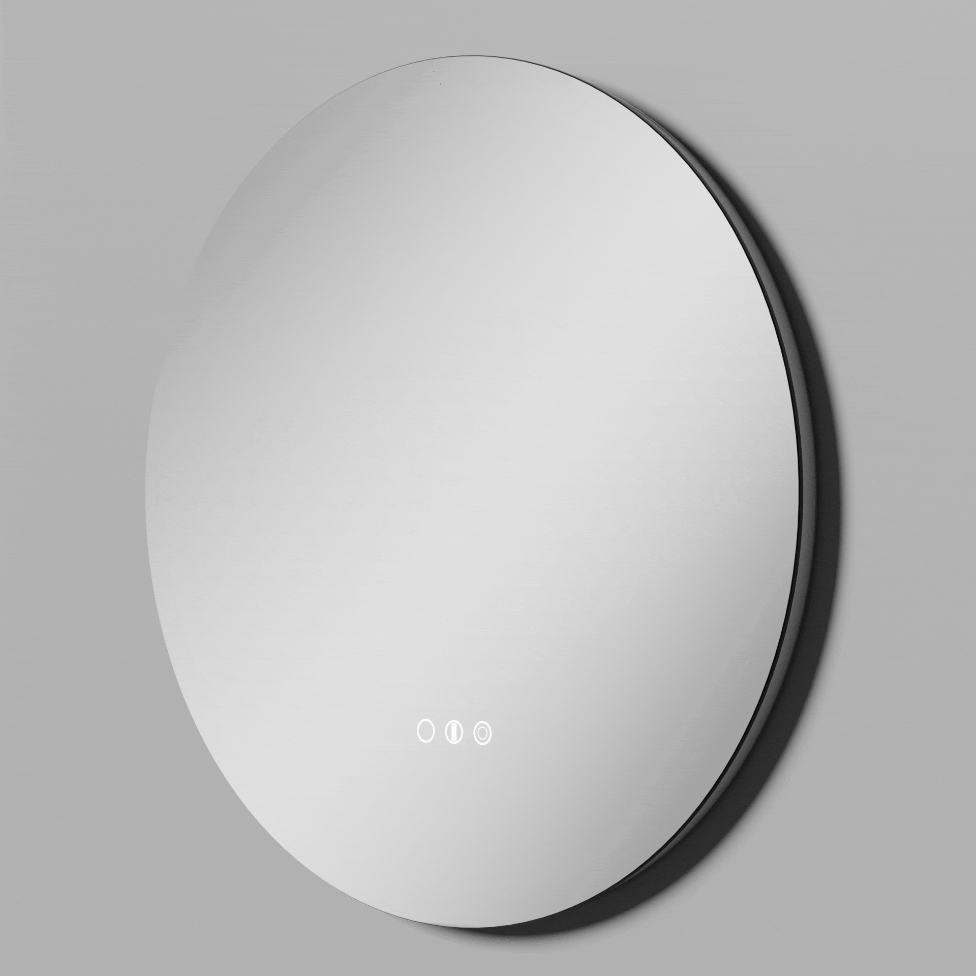 Balmani Ghost Touch rond badkamerspiegel Ø 60 cm met spiegelverlichting en anti-damp