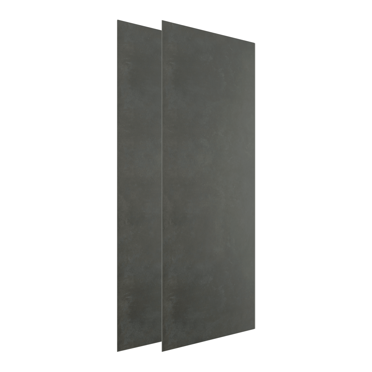 Linie Fresco douchewandbekleding set 2 x 90x210 cm, SPC, Dark Beton