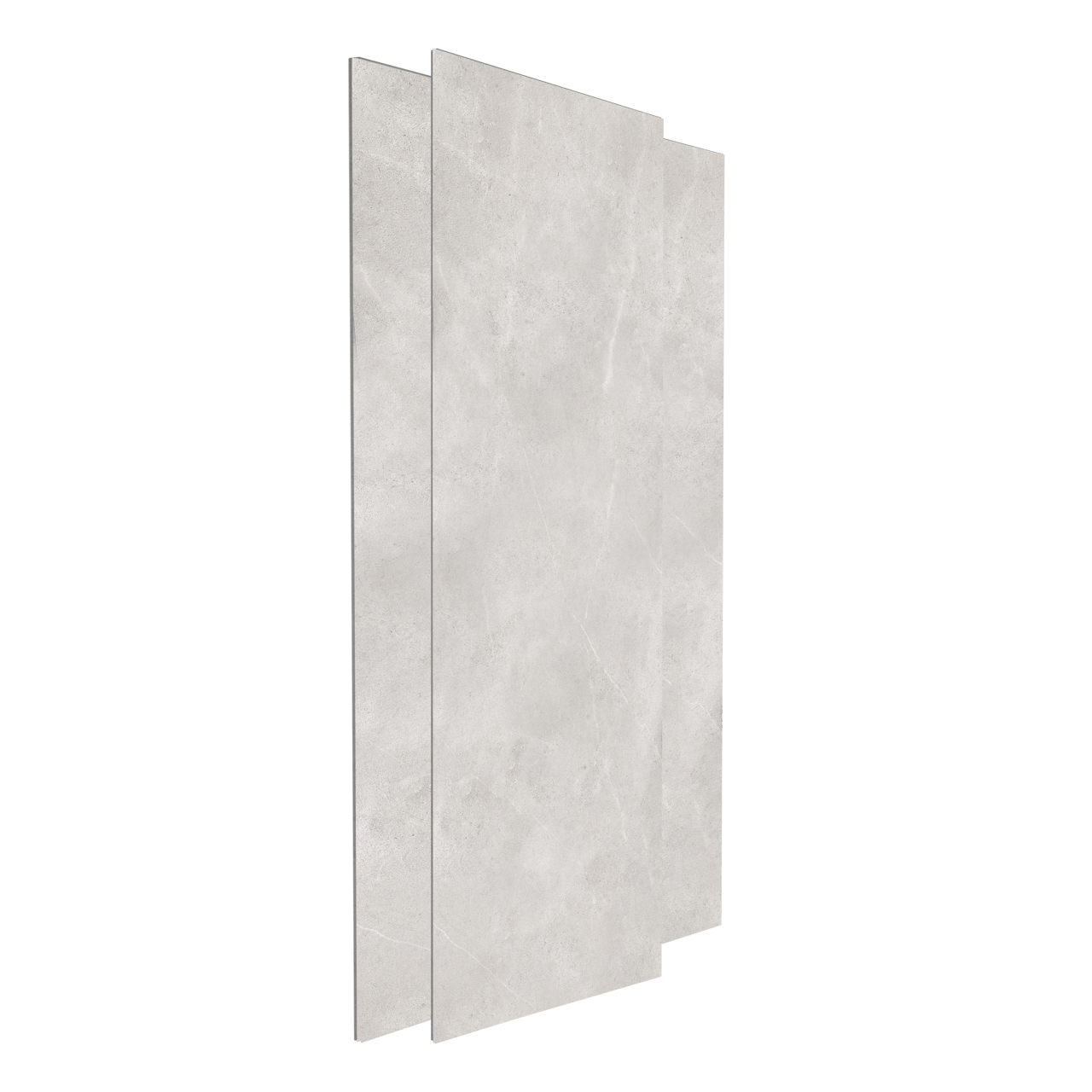 Linie Plato Duschrückwand Set 120x210 cm & 90x210 cm, PVC, Beige matt Baltimore