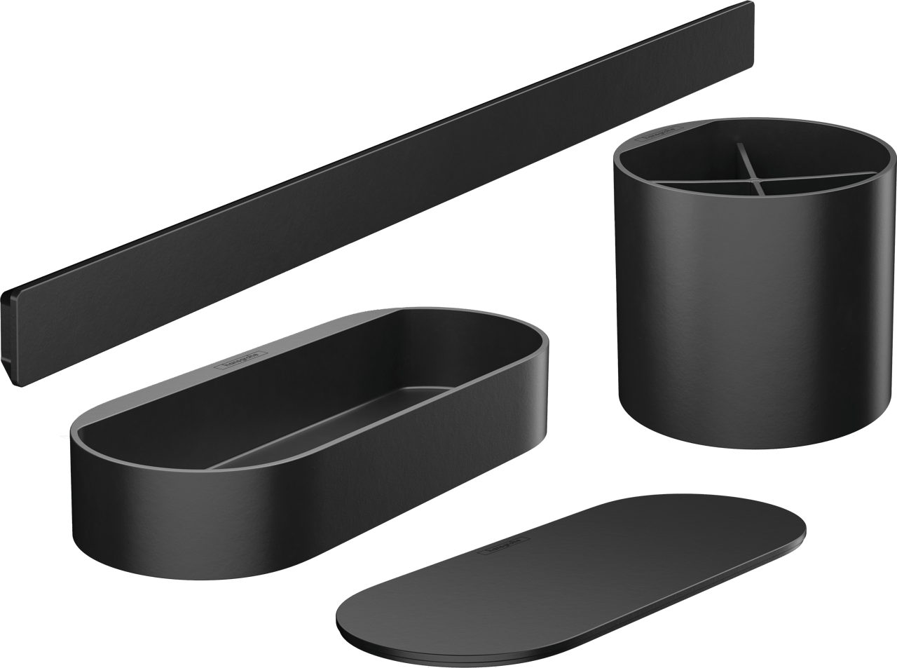 Hansgrohe WallStoris Set de salle de bain noir mat