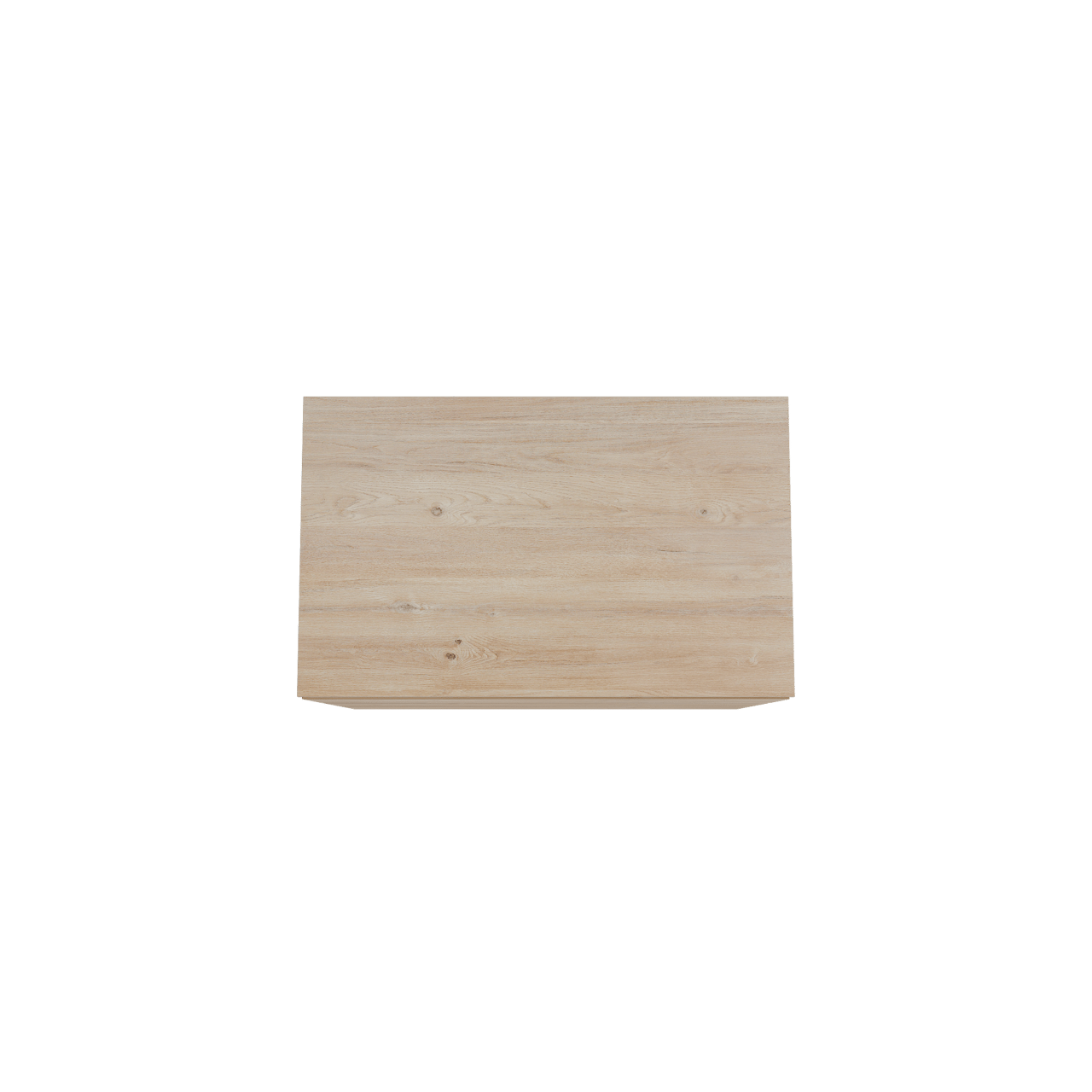 Storke Edge meuble salle de bains à poser 85 x 52 cm chêne brut avec Panton tablette simple en mélaminé chêne brut
