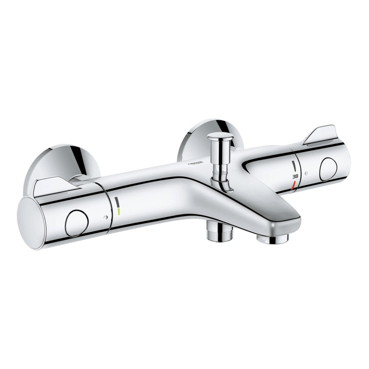 Grohe Grohtherm 800 thermostatische badkraan glanzend chroom