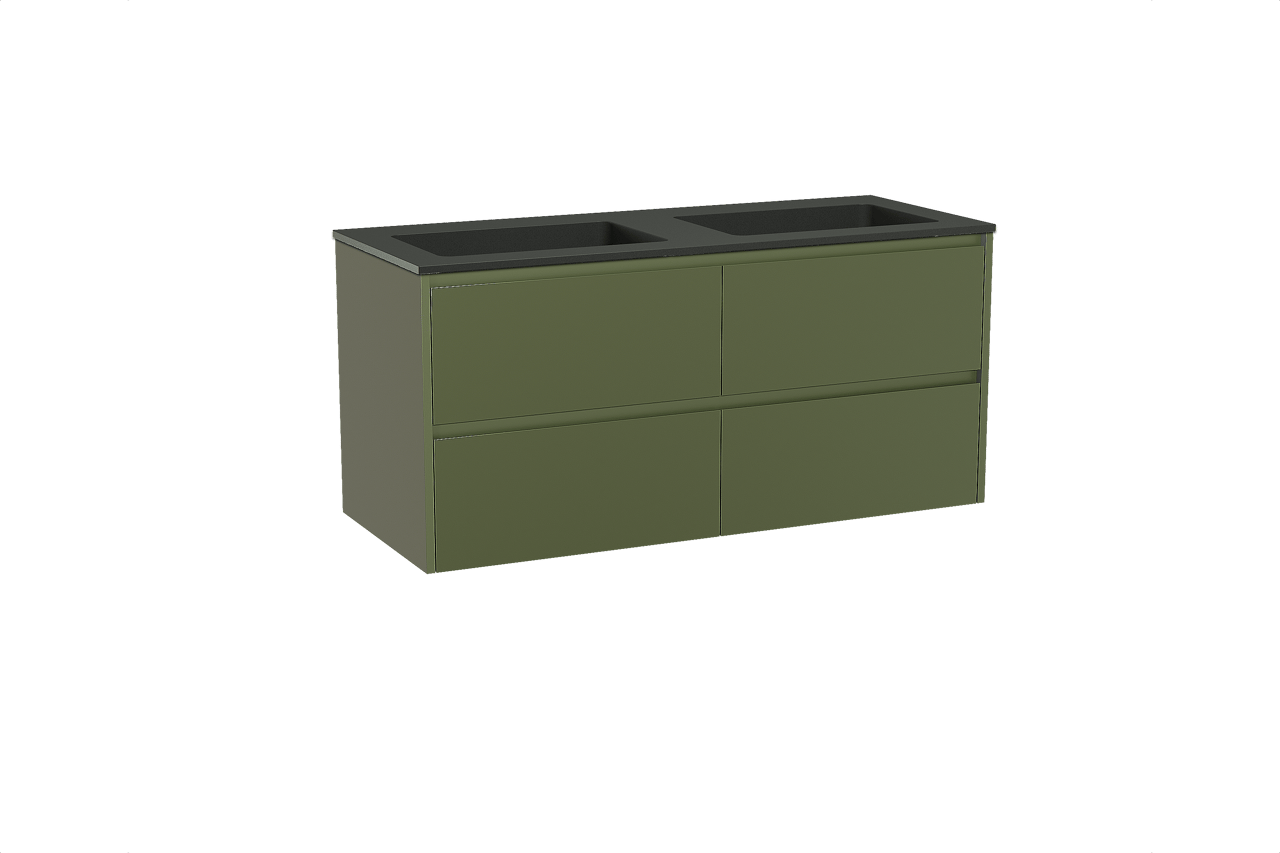 Storke Seda Badmöbel Set mit Scuro Waschtisch