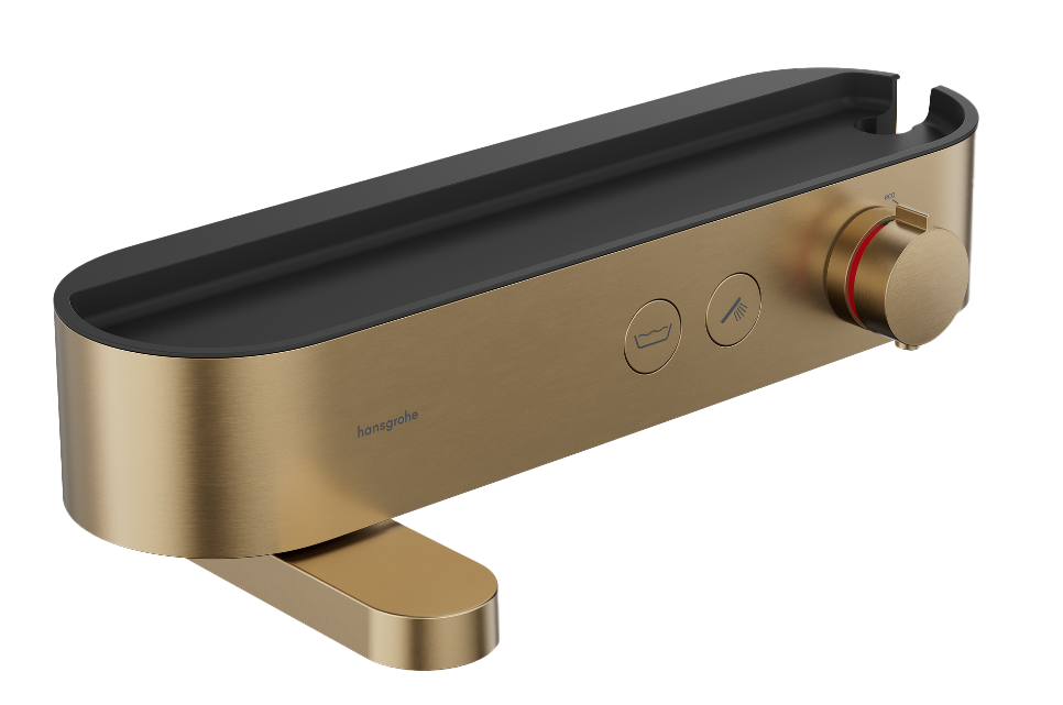 Hansgrohe ShowerTablet 400 Thermostat-Armatur Badewannenarmatur Brushed Bronze