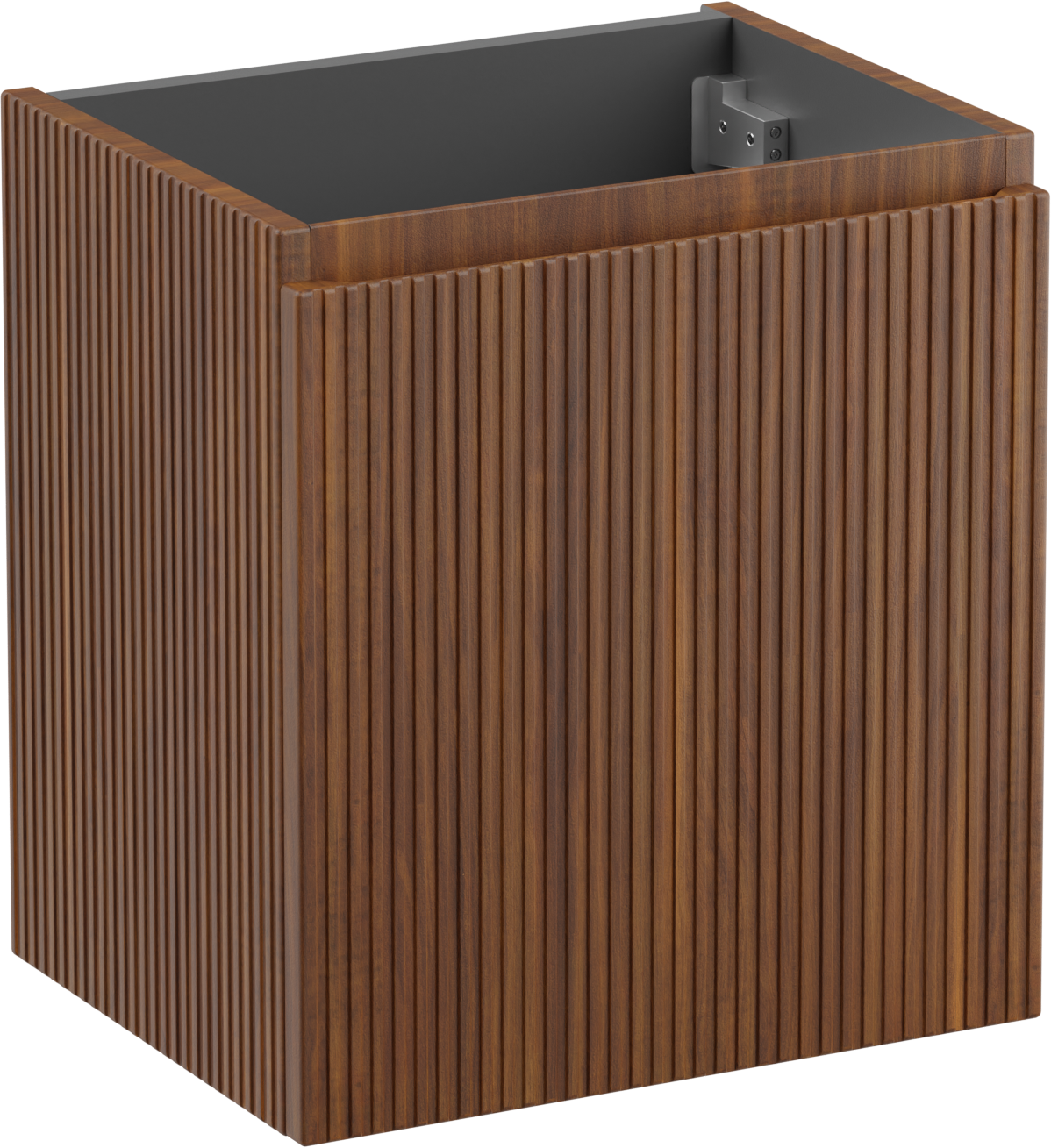 Storke Ribs zwevend wastafelonderkast 45 x 35 cm notelaar