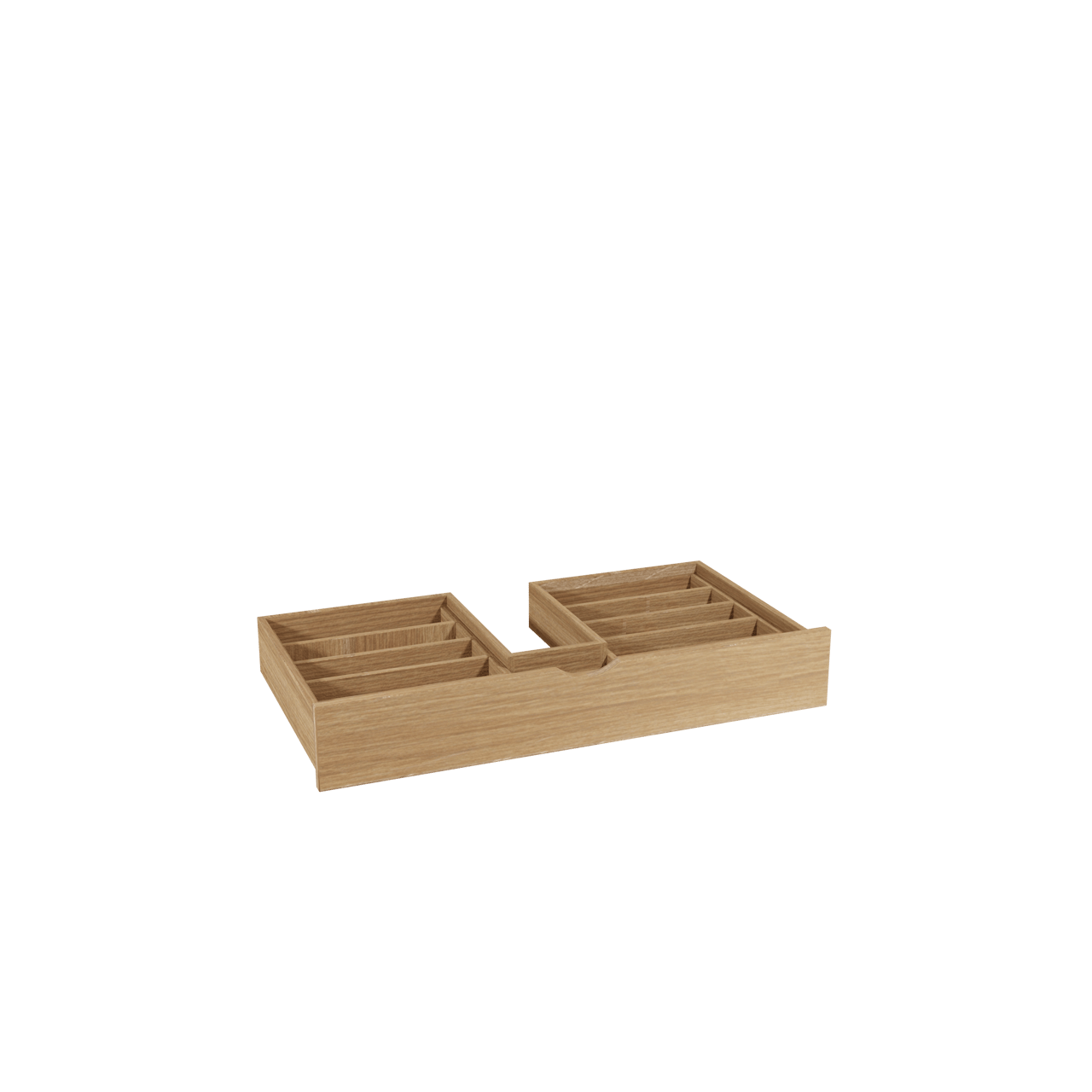 Balmani Legno séparateur de tiroir chêne vieilli 90 cm