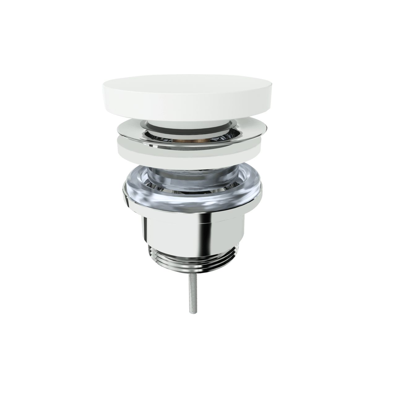 Balmani Click Flat afvoerplug afsluitbaar Solid Surface