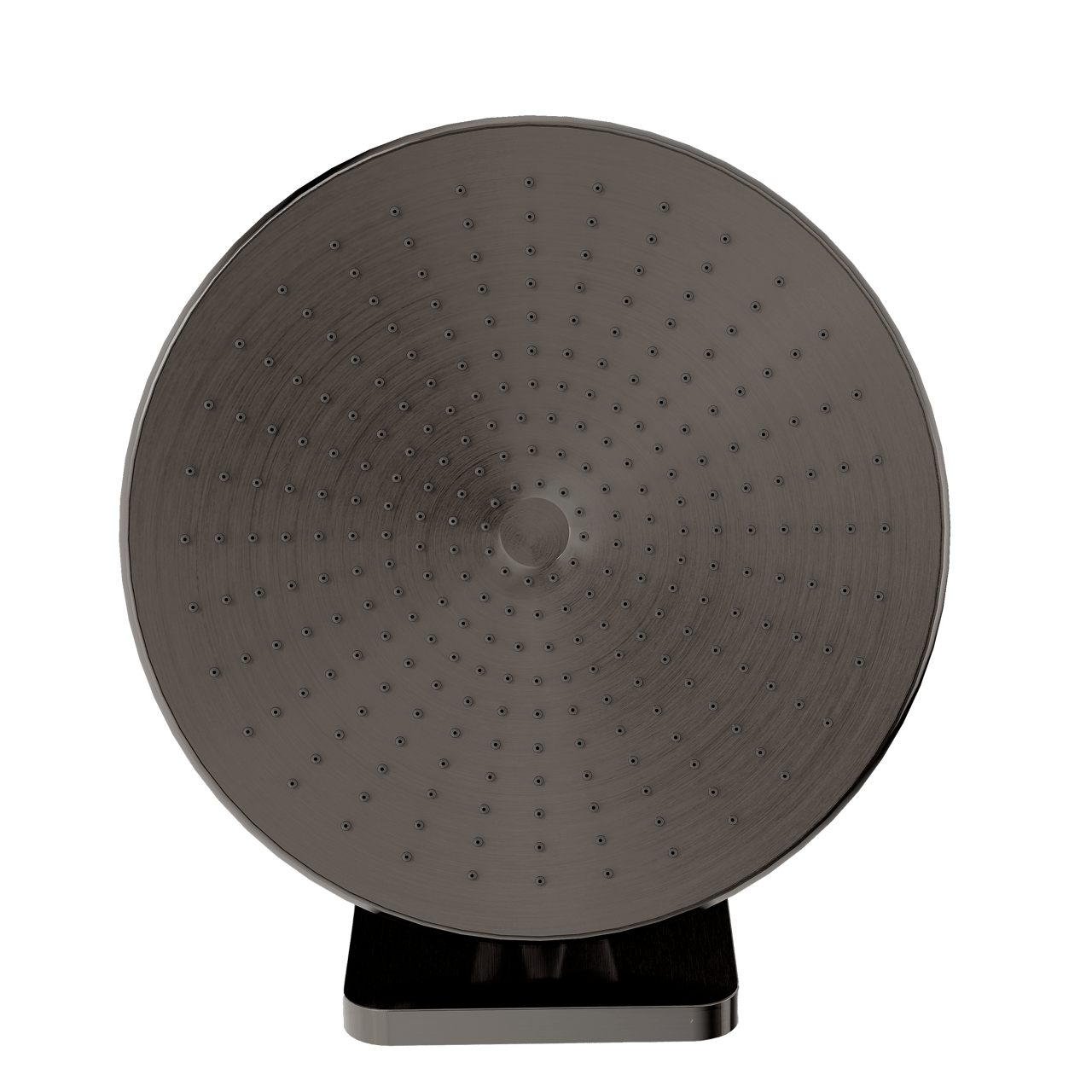 Blaufoss Smartbox Softline thermostat-armatur Unterputz Regendusche-System mit Kopfbrause Ø25cm brushed gunmetal