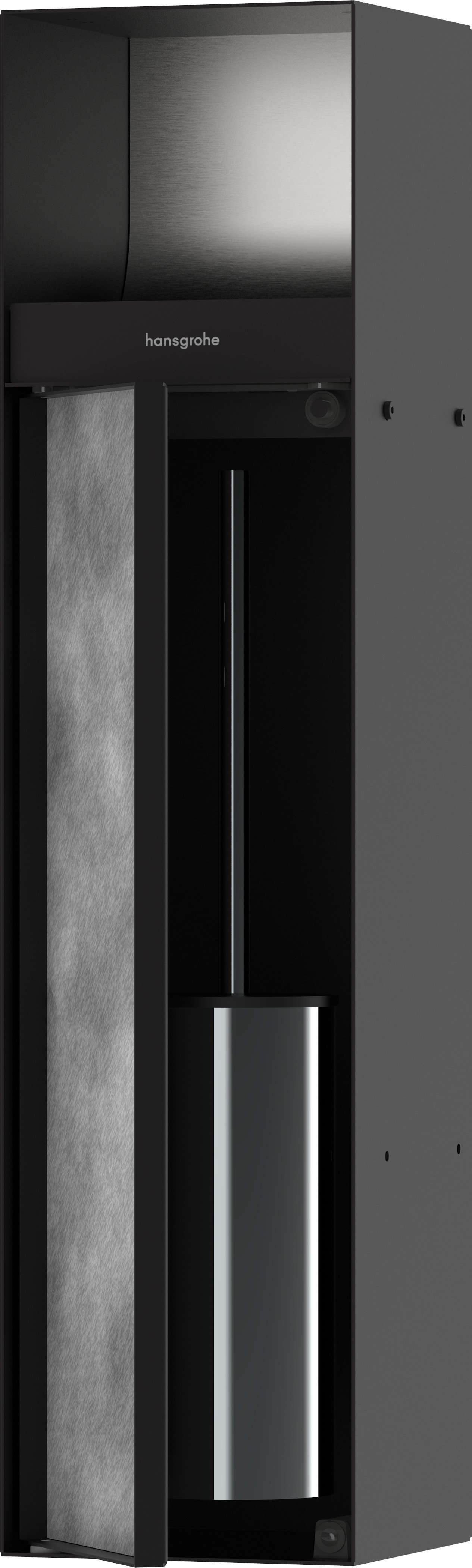 Hansgrohe XtraStoris Einbaunischen schwarz matt