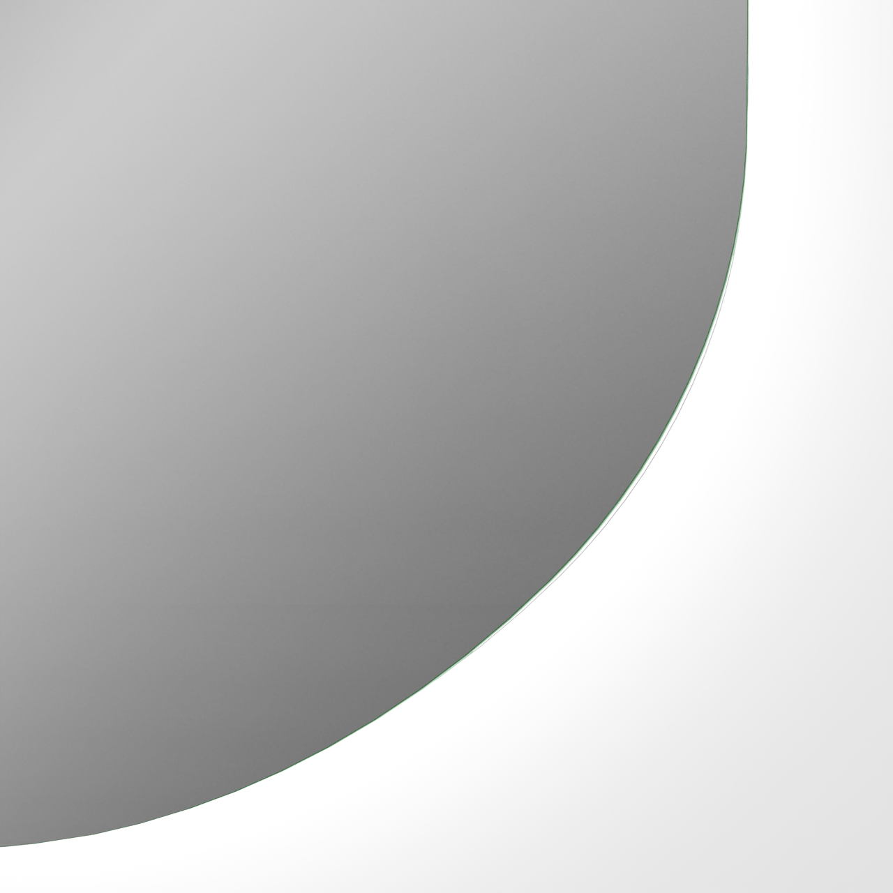 Balmani Cloud Badspiegel mit Beleuchtung: Organisch, 58 x 72 cm, mit Anti-Beschlag Spiegelheizung