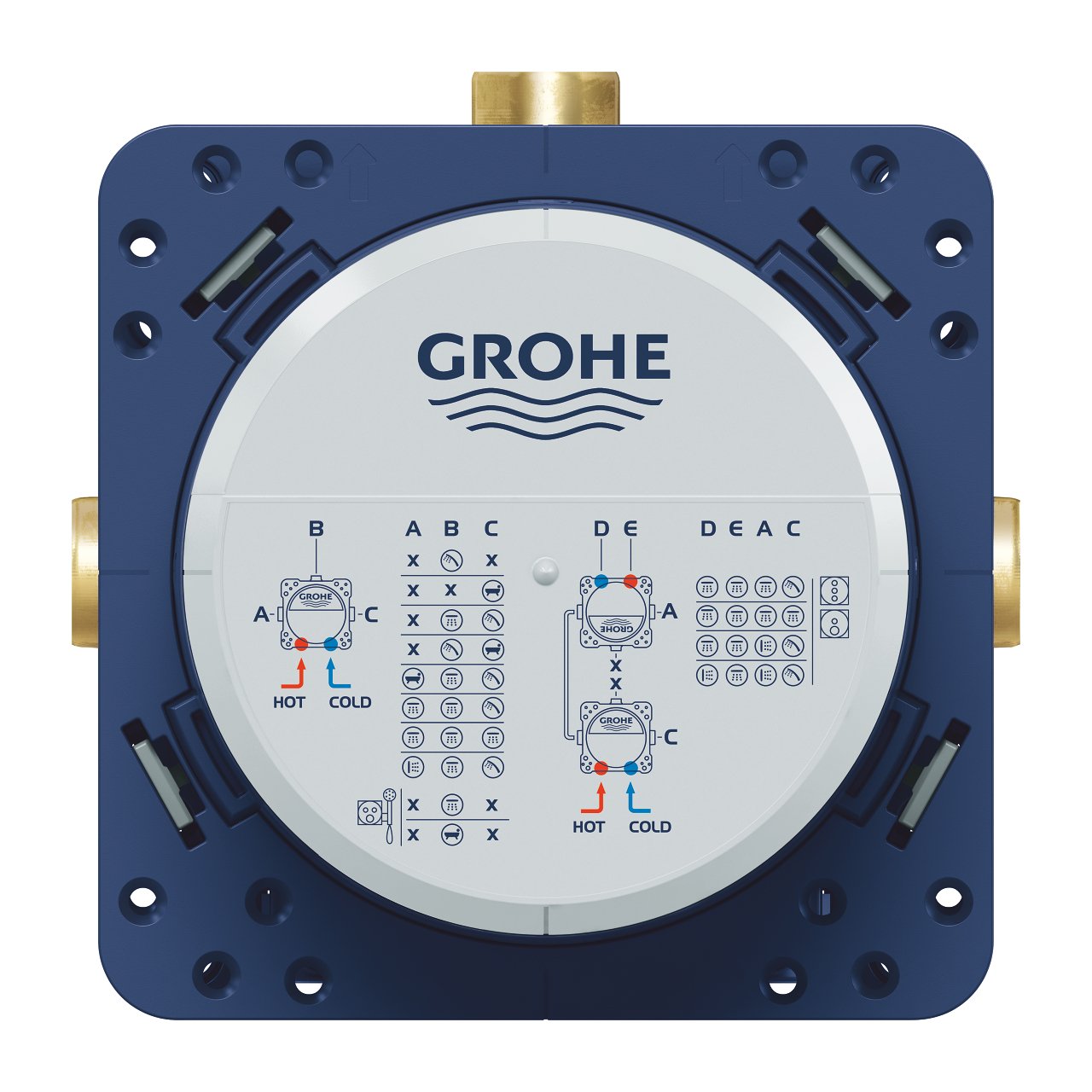 Grohe Rapido Smartbox élément d'encastrement universel pour robinet de douche encastré