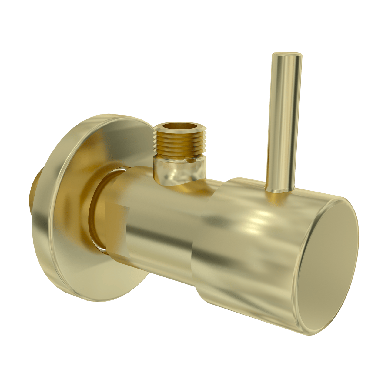 Santeg Eckregulierventil, 1/2-3/8 Brushed Gold