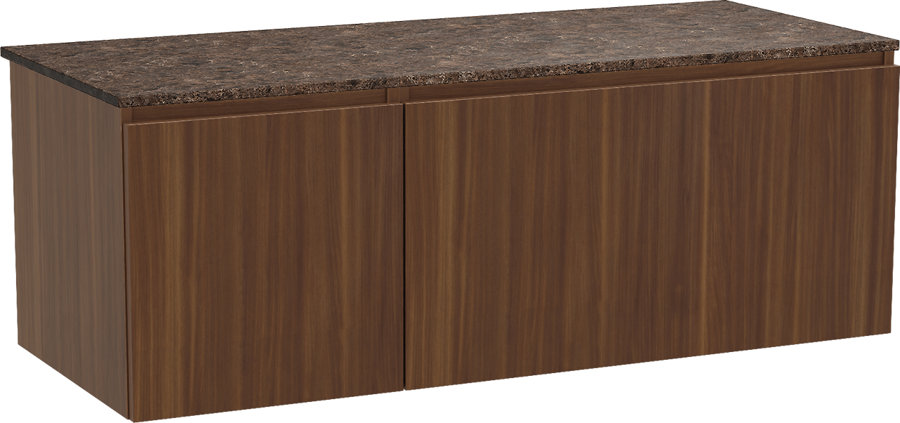 Balmani Sfera badkamermeubel met Stretto wastafelblad voor waskom(men)