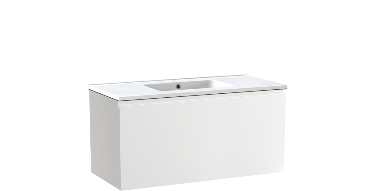 Linie Lado meuble salle de bains avec lavabo Vano