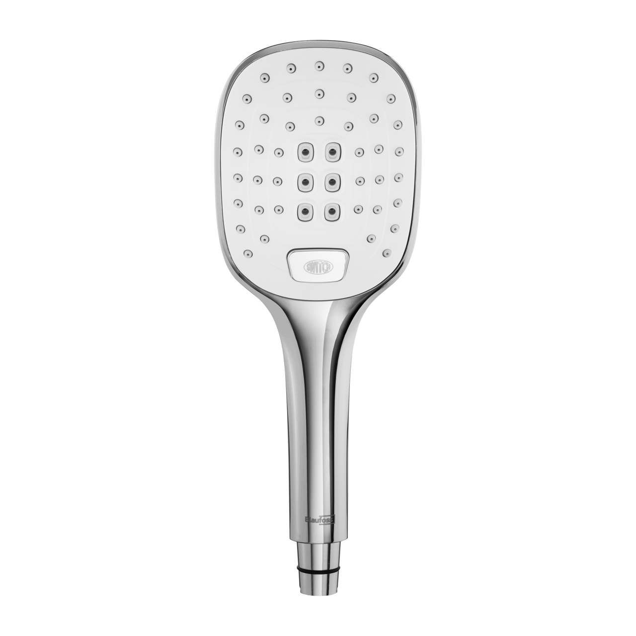 Blaufoss Switch Core Handbrause: 3jet, Chrom und Weiß Glänzend