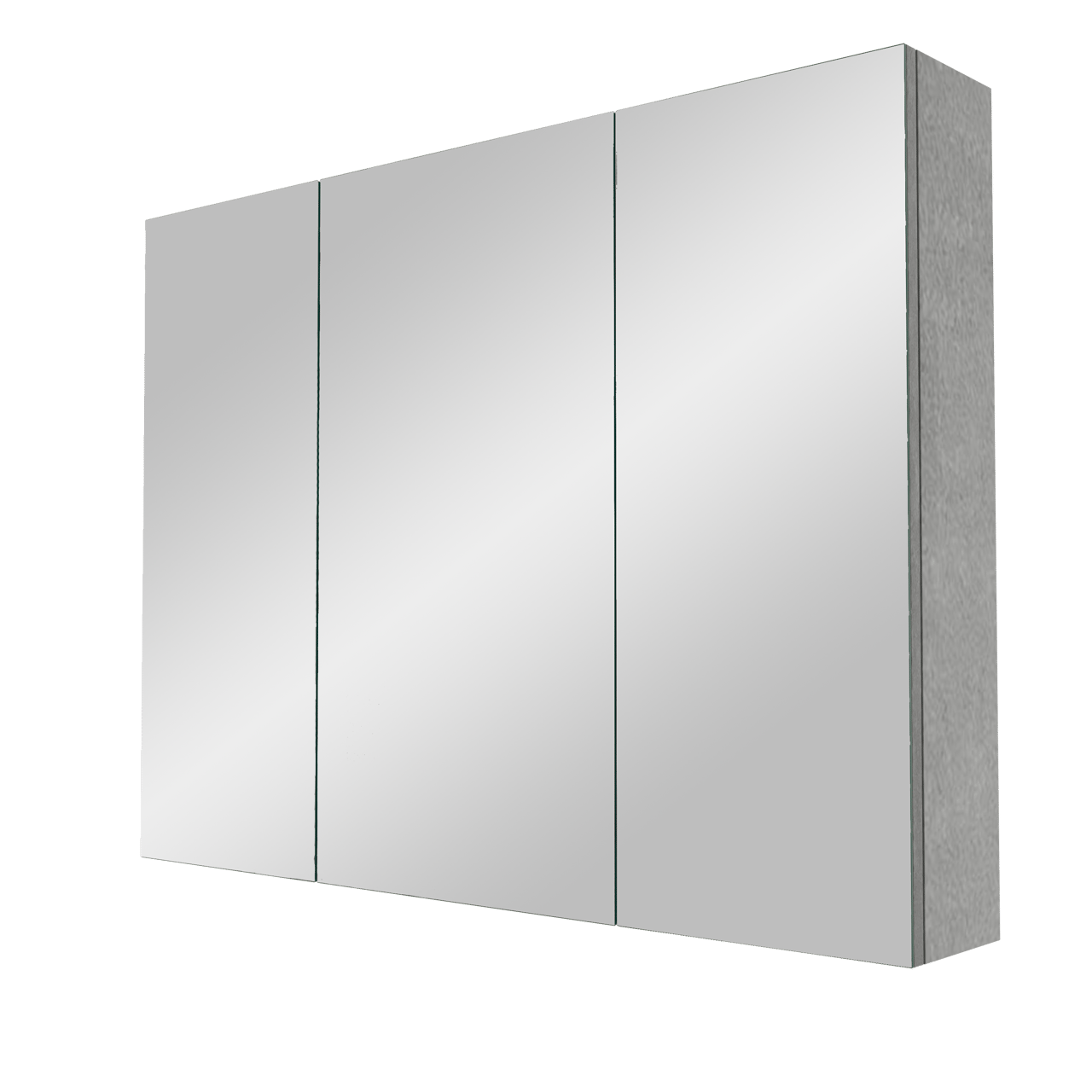 Linie Montro armoire de toilette 100 x 75 cm béton gris foncé