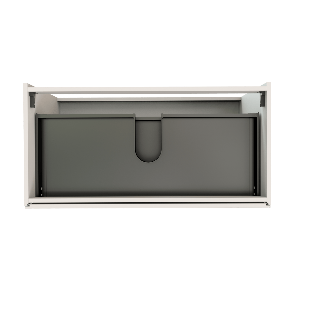 Storke Edge staande wastafelonderkast 105 x 52 cm mat wit 3 lades