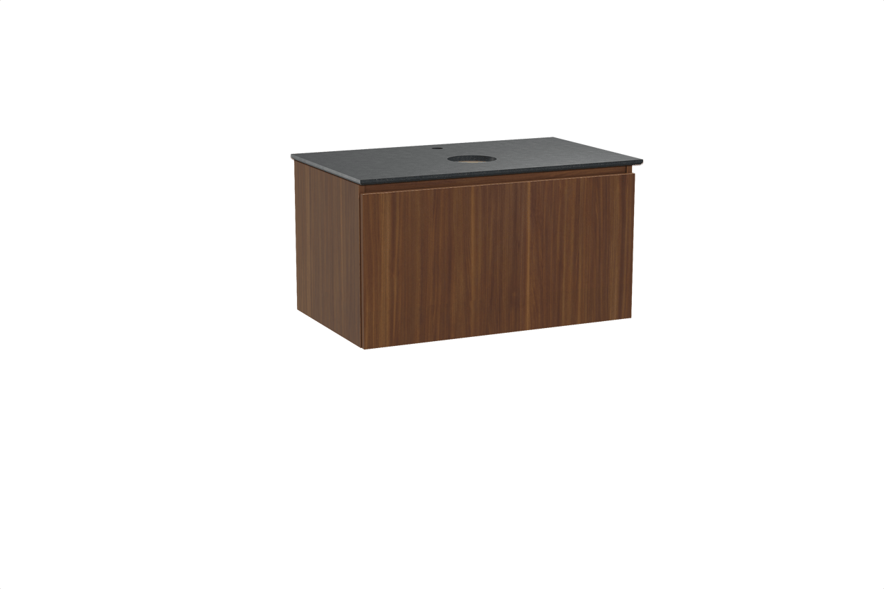 Balmani Sfera meuble salle de bains avec tablette pour vasques Facetta