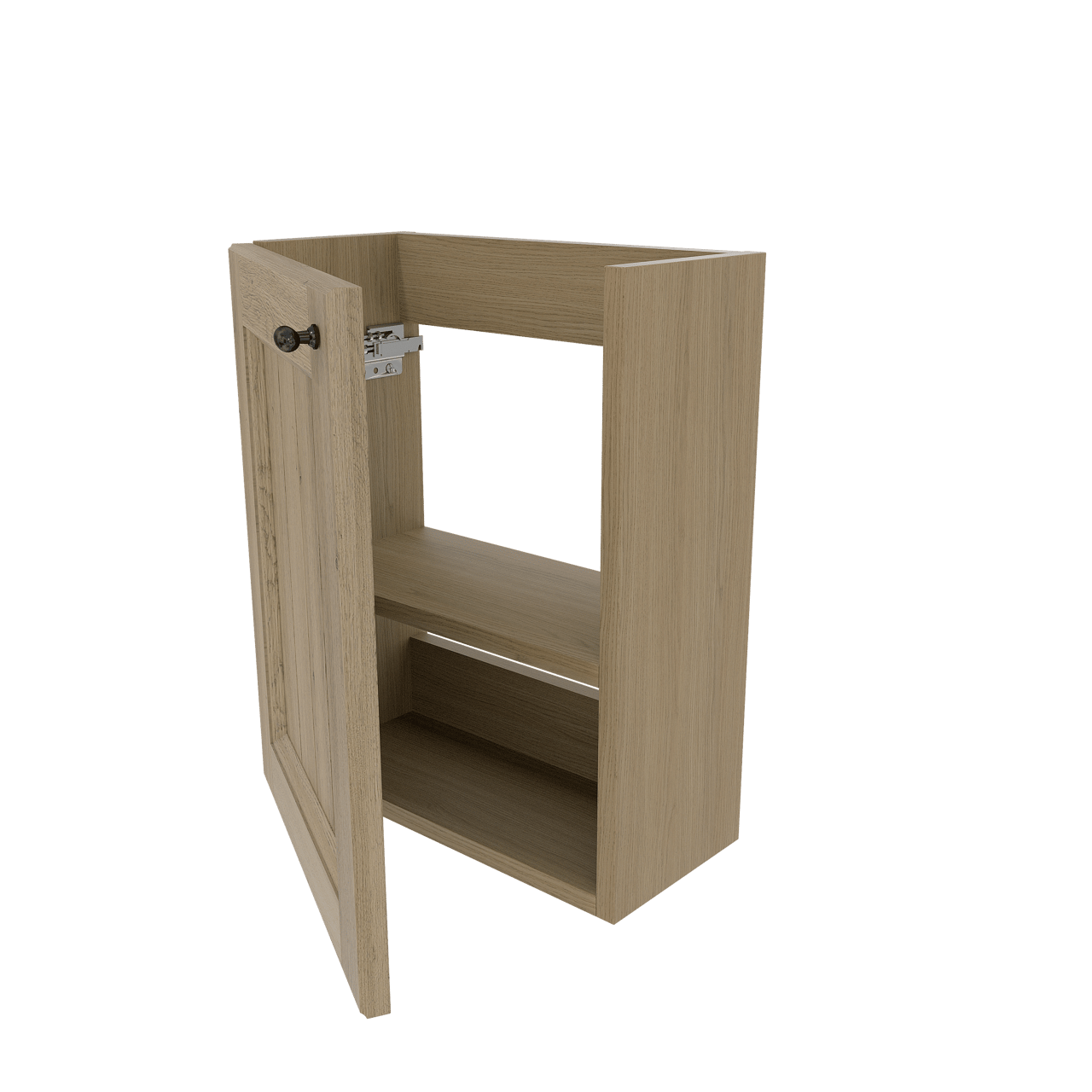 Balmani Lemon zwevend toiletmeubel 42 x 21 cm verweerde eik met Facetta tablet en Bowl waskom in verzoete graniet