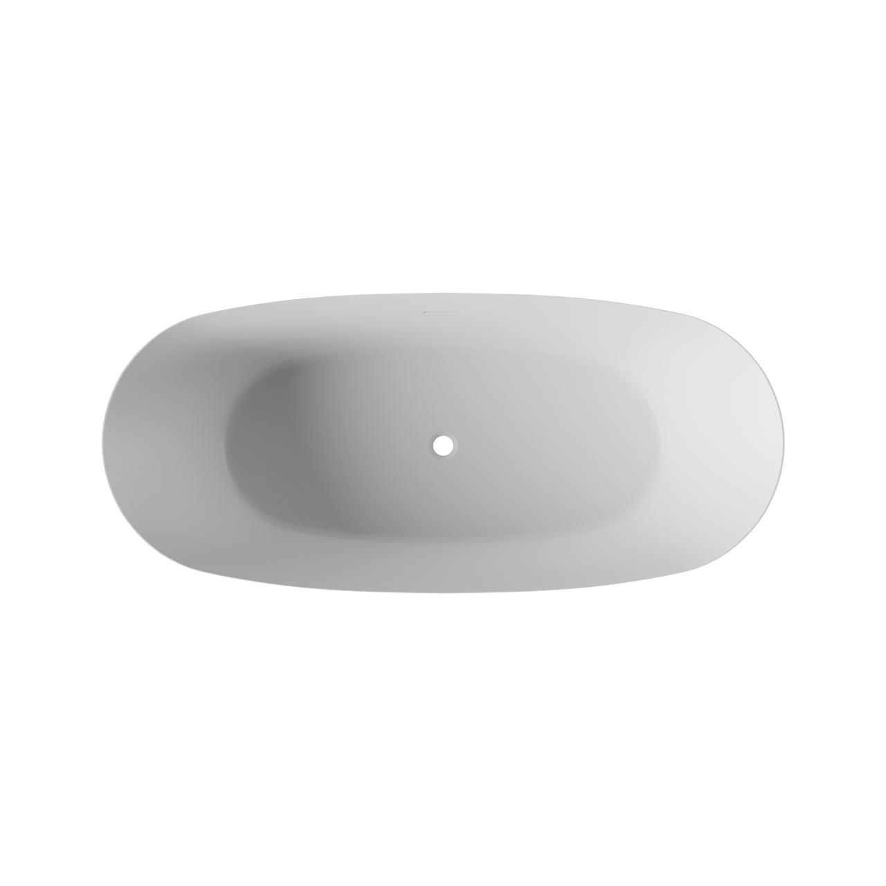 Luca Varess Sutilo ovaal vrijstaand bad 170 x 75cm acryl mat wit