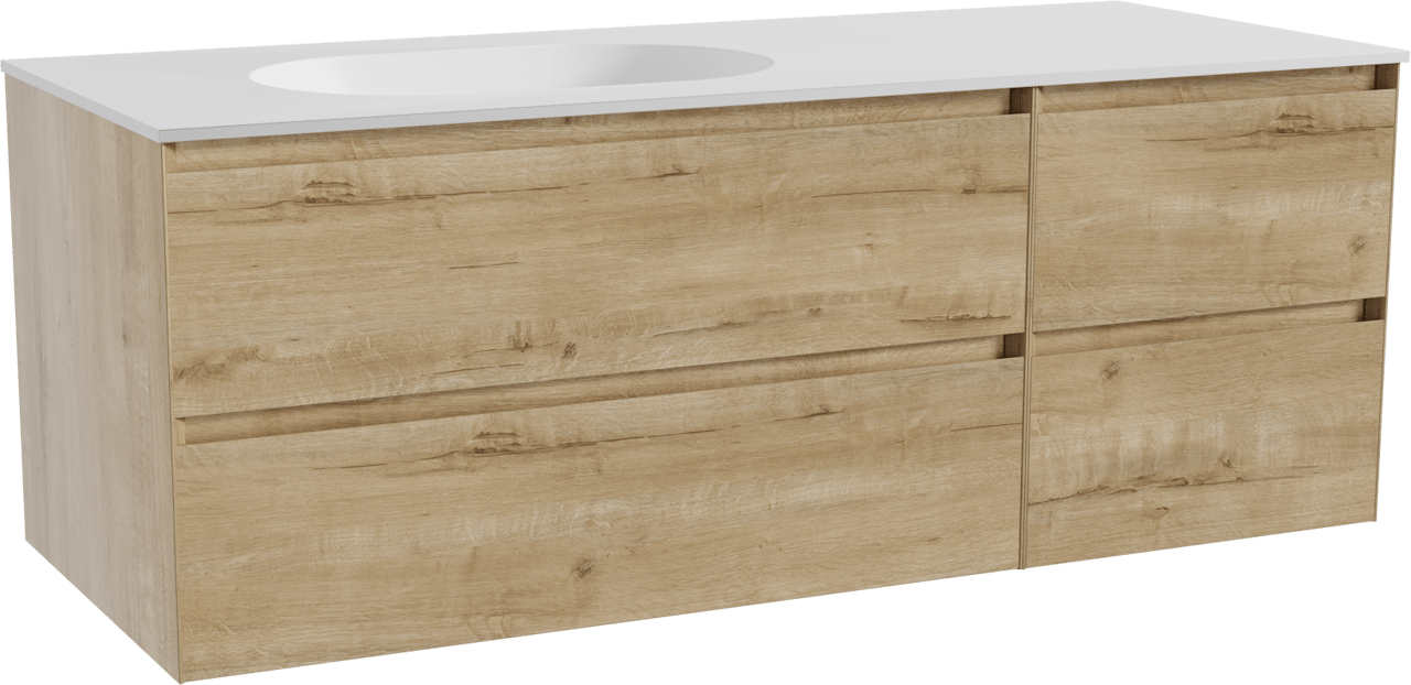 Balmani Mitra Badmöbel mit Tablo Oval Waschtisch