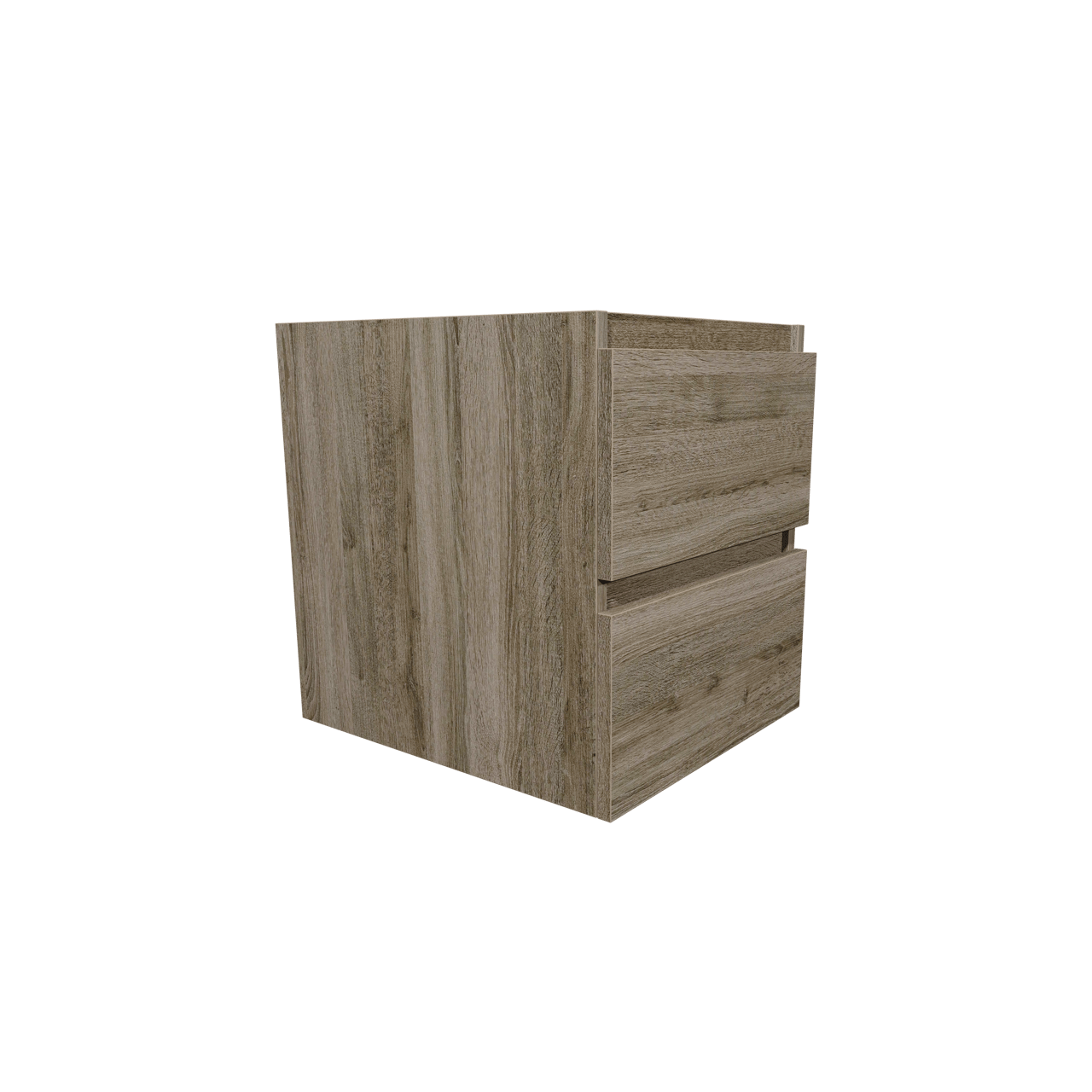 Loft cartagena oak basin cab. 2 drawers 45cm