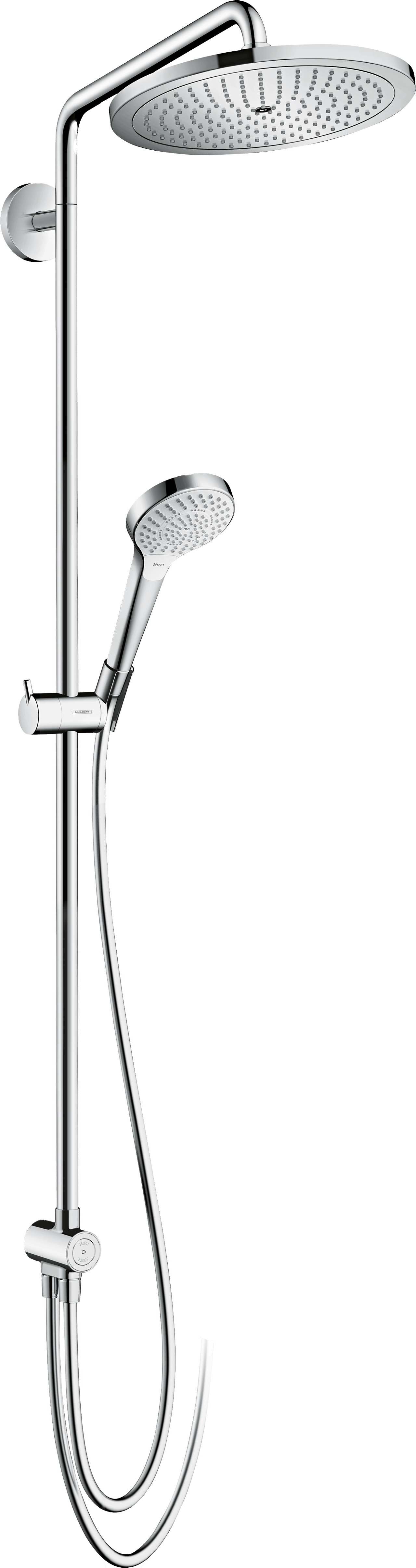 Hansgrohe Croma Select S280 regendoucheset glanzend chroom