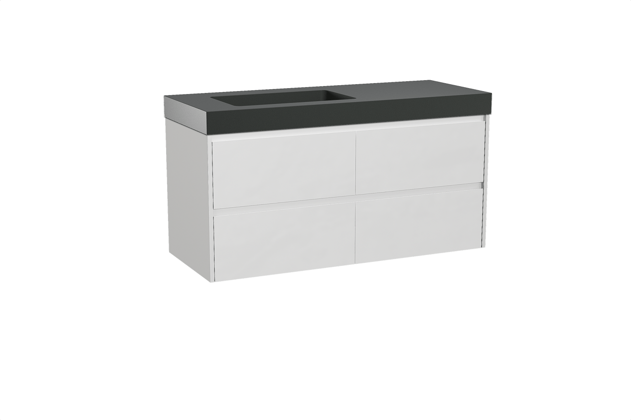 Storke Seda Badmöbel mit Scuro High Waschtisch