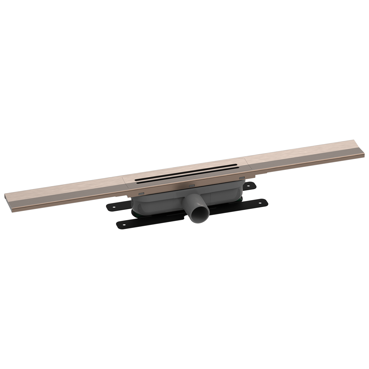 Easy Drain R-Line Clean Color rigole de douche 70cm Brushed Red Gold