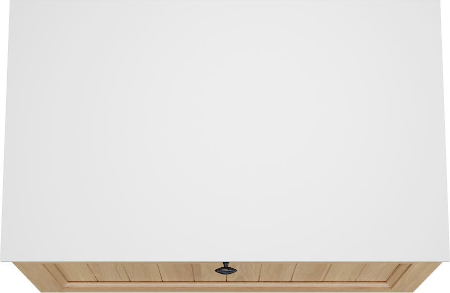 Balmani Lemon zwevend badkamermeubel 90 x 55 cm, fineer natuur eik met Stretto enkel tablet in mat wit