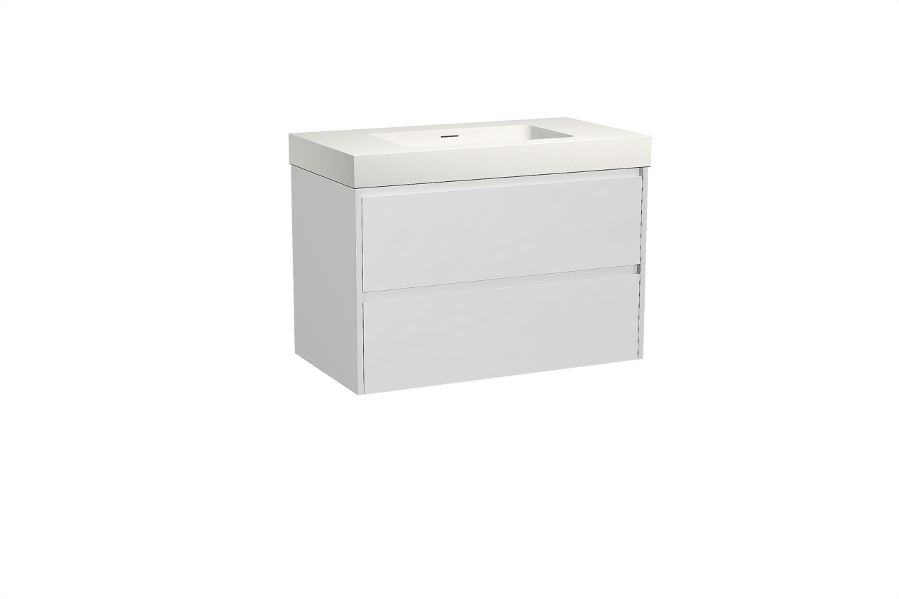 Storke Seda meuble salle de bains avec plan vasque Mata High